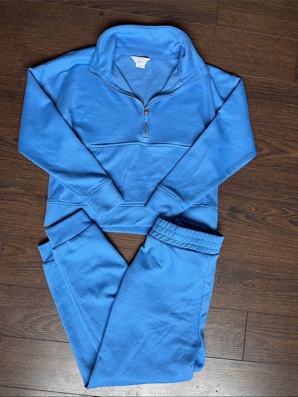 Danskin Girls Blue Half-Zip Pullover